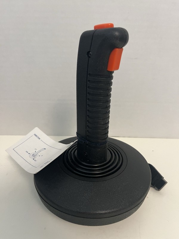 JC 250 Super Champ Round 10′ Retractable Cable Joystick for Atari 2600 NEW w/Tag