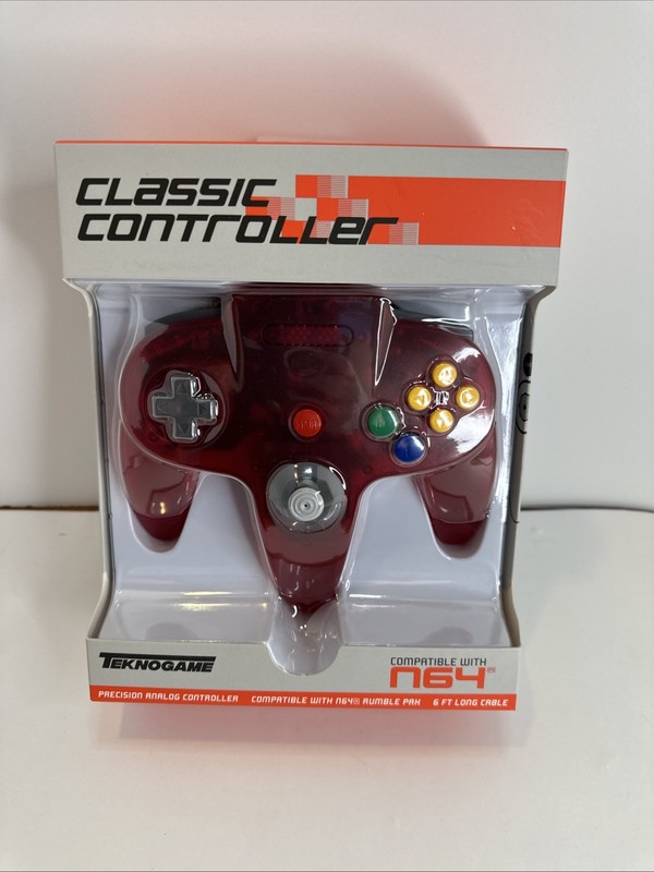 New Wired Controller Joystick Compatible With Nintendo 64 N64 Video Game Console