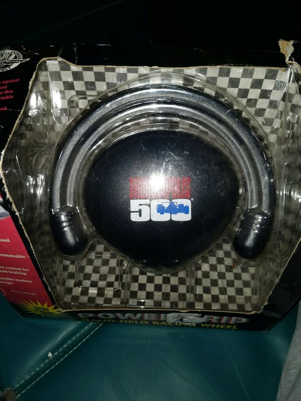 Vintage Micro innovations Indianapolis 500 Power Grip Hand Held Racing Wheel gallery