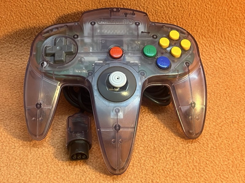Official Nintendo 64 N64 Authentic Original NUS-005 Controller Atomic Purple OEM