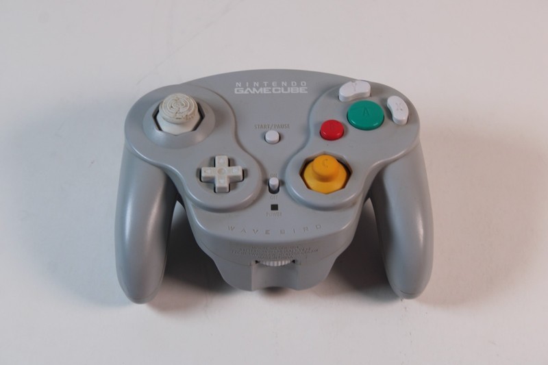 Nintendo Gamecube Wavebird Wireless Controller *no dongle* DOL-004 – Platinum