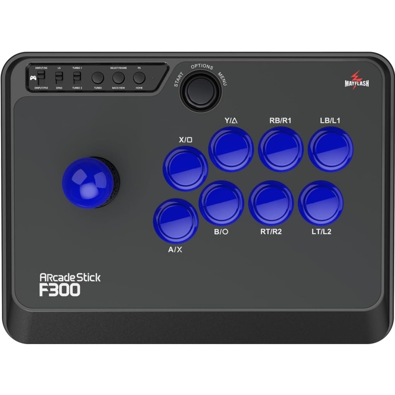 F300 Arcade Fight Stick Joystick for Switch/Switch 2, PS4, PS3, Xbox Series S…