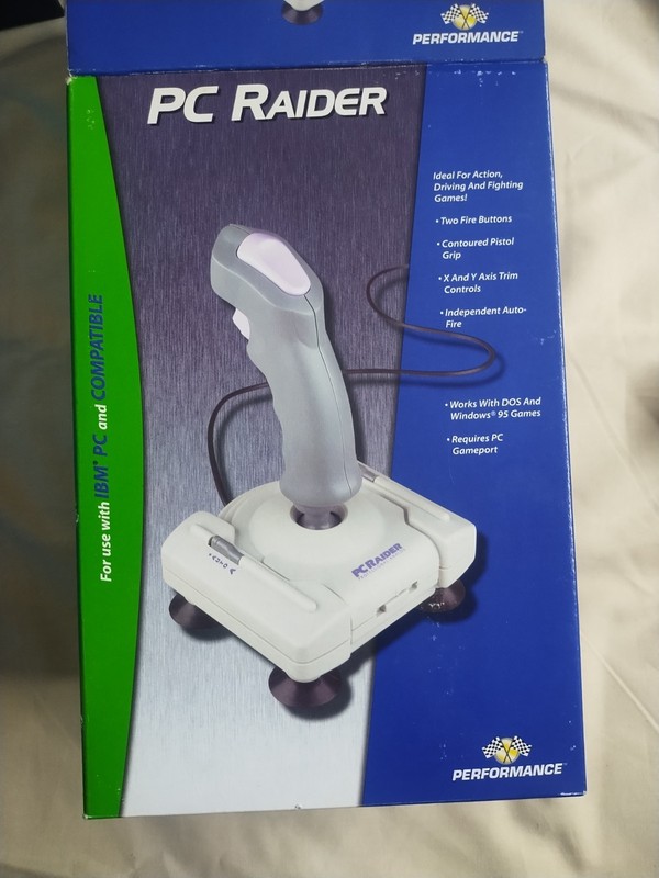 Vintage Performance PC Raider Joystick For IBM PC And Compatible OS