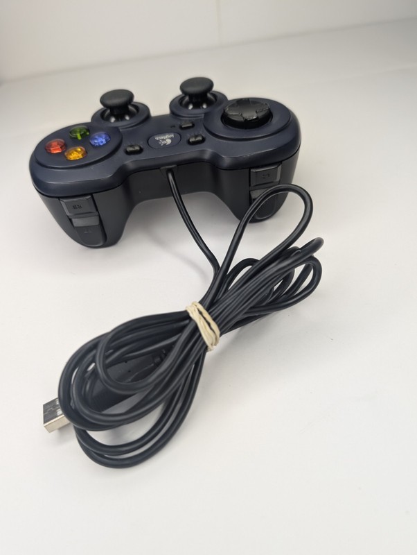 Logitech Gamepad F310 Wired USB PC Windows Controller Blue 6ft Cable Gamepad gallery