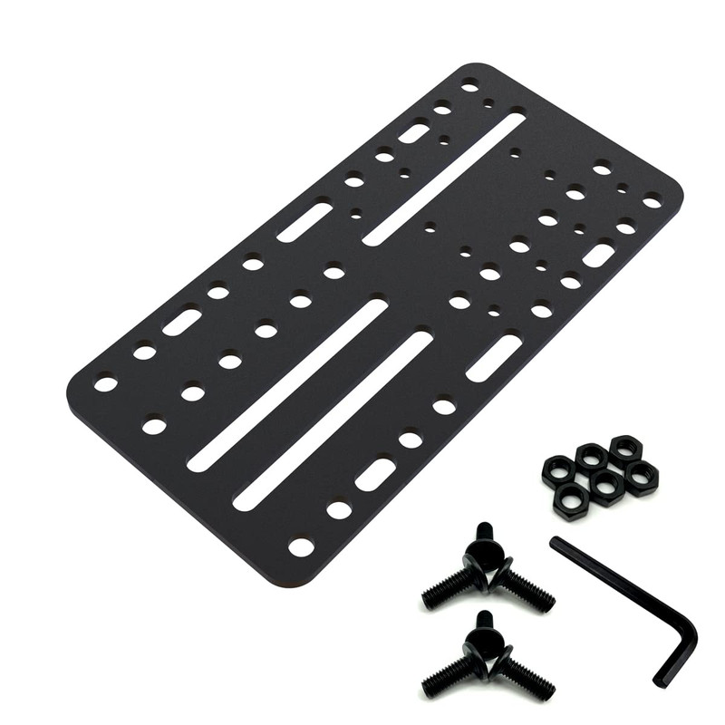 Universal Desk/Chair Mount Bracket Plate for USB Handbrake, SIM Racing Compatibl