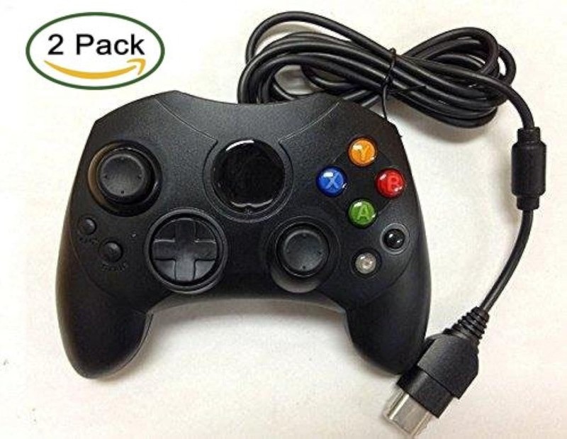 Mars Devices Lot Of 2 Pack Black Wired Controller For Xbox Orginal Brand New 6Z