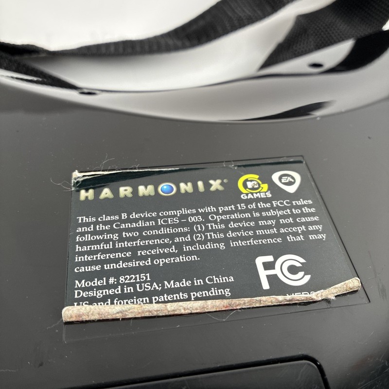 PS2 Harmonix Fender Stratocaster Guitar Hero Rock Band Wireless 822151 No Dongle gallery