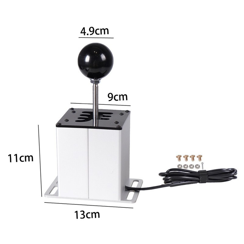 USB PC H Gear Shifter 6+R Sim Racing Game For Logitech G29 G27 G25 Thrustmaster gallery