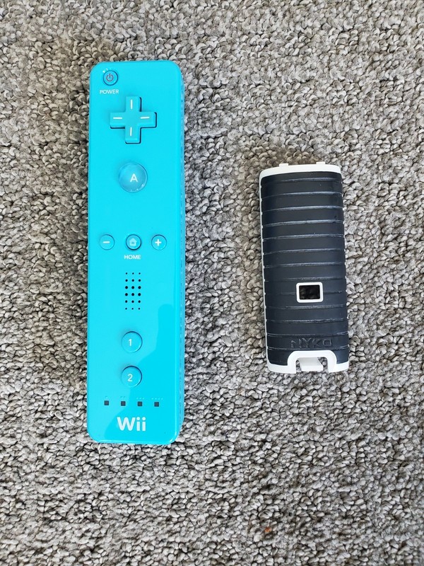Nintendo Blue Wii Remote Controller OEM Wiimote RVL-003 Tested Working