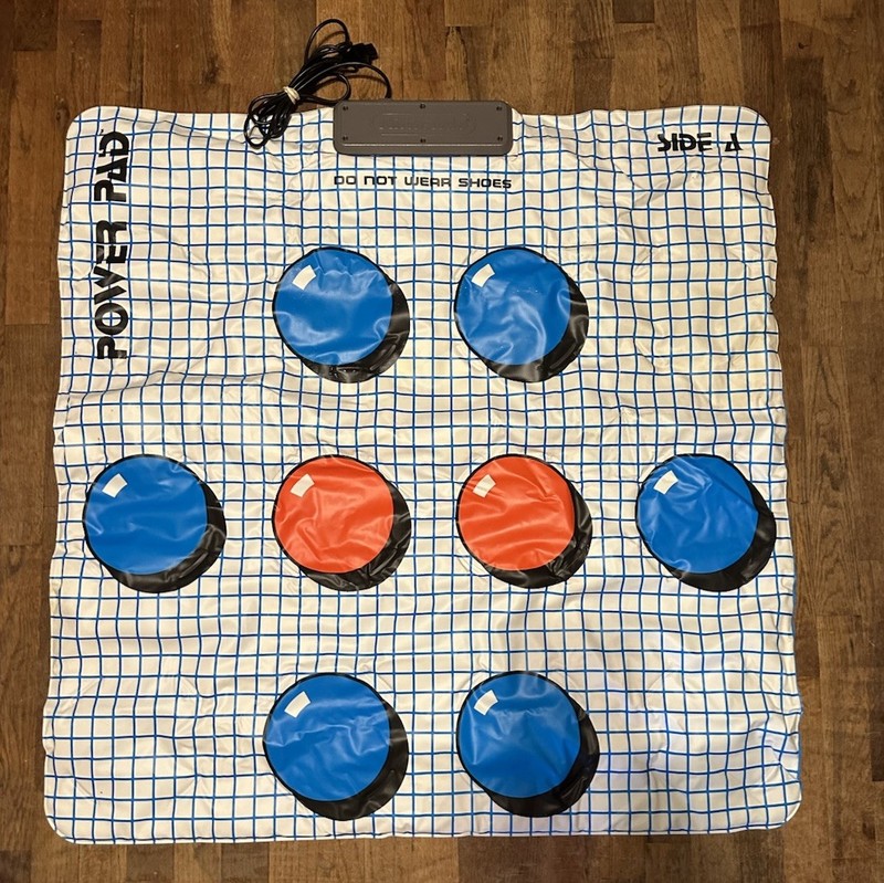 Vintage Nintendo Power Pad Official OEM NES-028 Floor Mat Controller UNTESTED