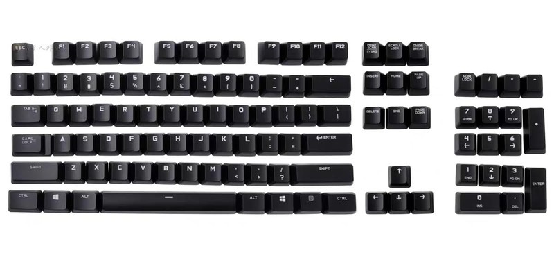 G610 Mechanical Game Keyboard 104 Keys Full Key Cap Replacement Set PC Mac