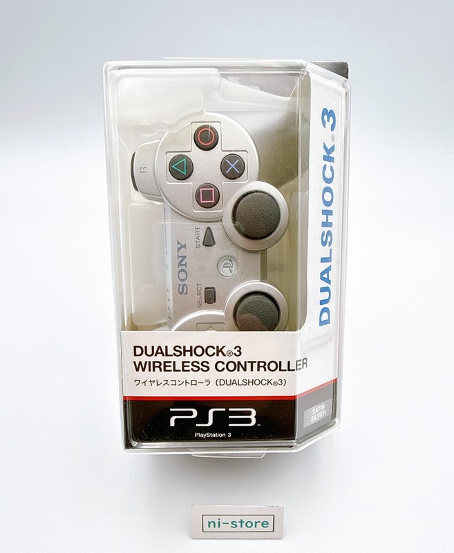 PS3 Playstation 3 DUAL SHOCK 3 Controller Silver CECHZC2J in Box – New Sealed