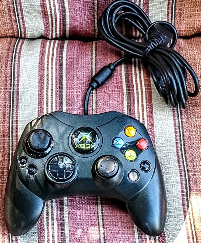 Microsoft Xbox Original S-Wired Controller Official X08-69873 Tested Works