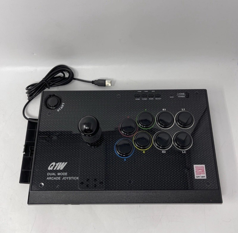 Qanba Q1W Dual Mode Arcade Joystick Only Fight Stick 2.4 GHz USB PC PS3 Android