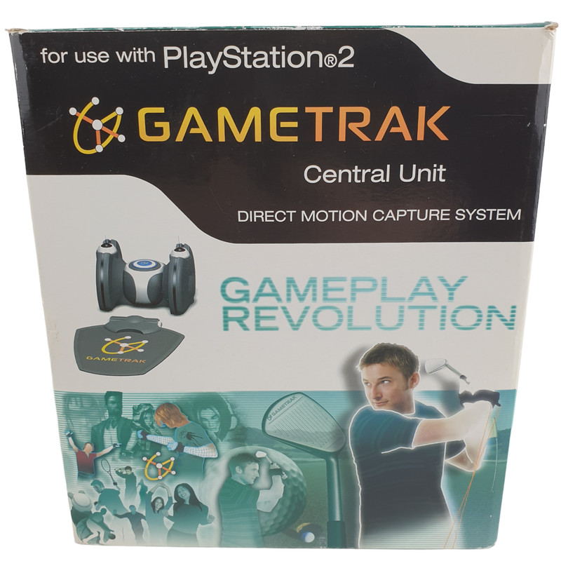 Playstation 2 GOLF Gameplay Revolution Gametrak Central Unit Motion PS2 2006 Vtg