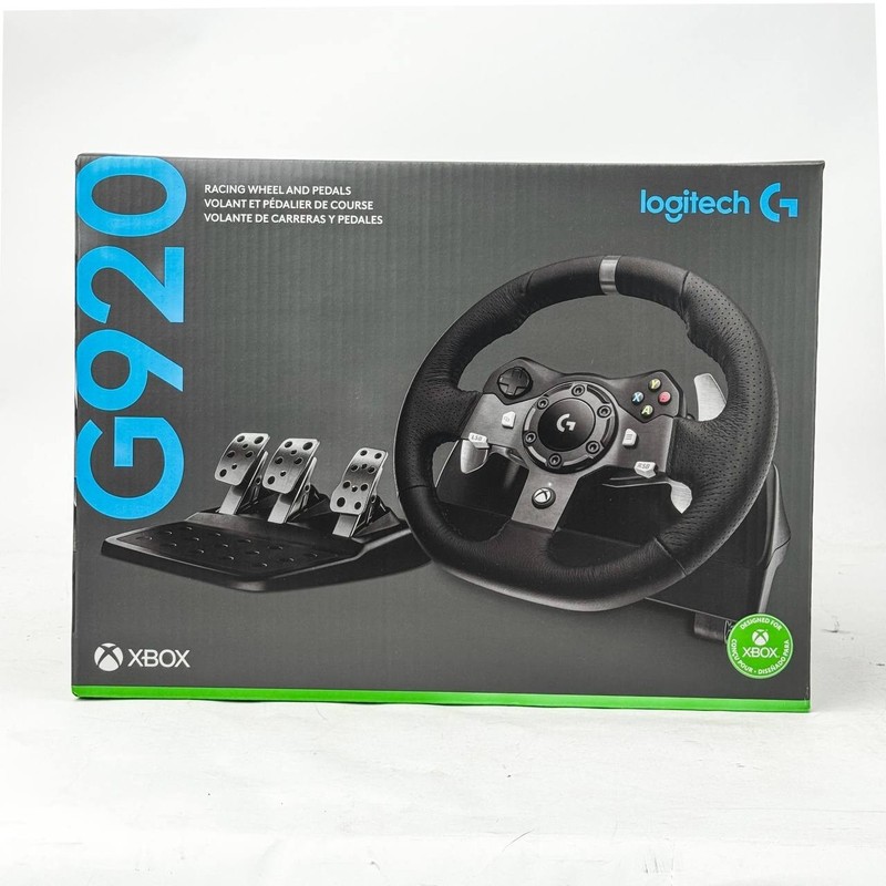 Logitech G920 Driving Force Racing Wheel Pedals & For Xbox Series X|S, One, & PC