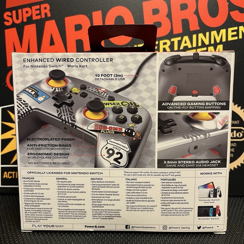 Power A Nintendo Switch Mario Kart Enhanced Wired Controller BRAND NEW FREE POST gallery