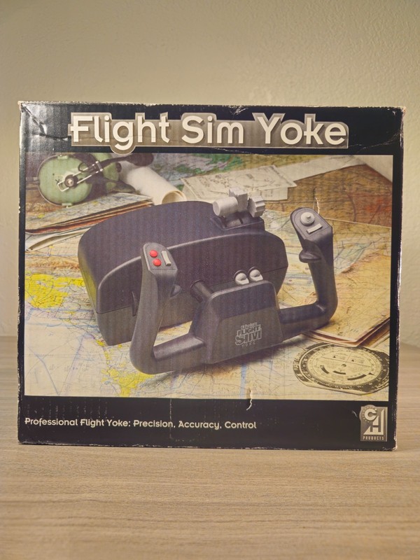 CH Products FSY211U Flight Simulator Yoke USB Accessible Controller for PC Used