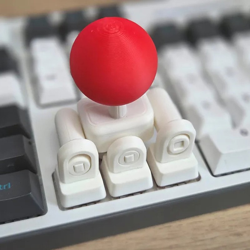 3D Printed Keyboard Joystick, 4-Way Directional Key Mod for Mechanical Keyboards gallery