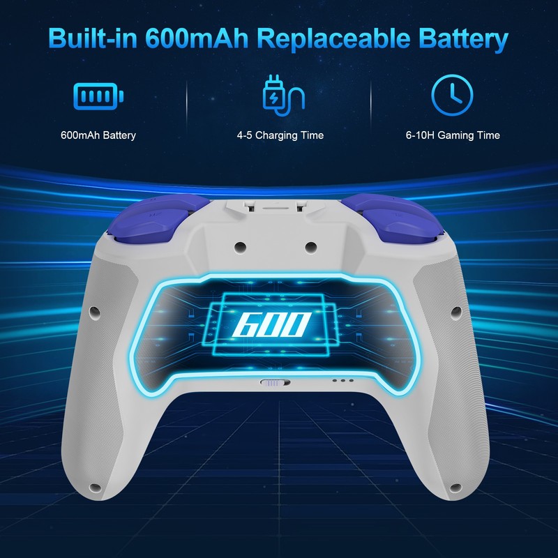 Hall Effect Wireless Gamepad Bluetooth Controller for Multi-platform gallery