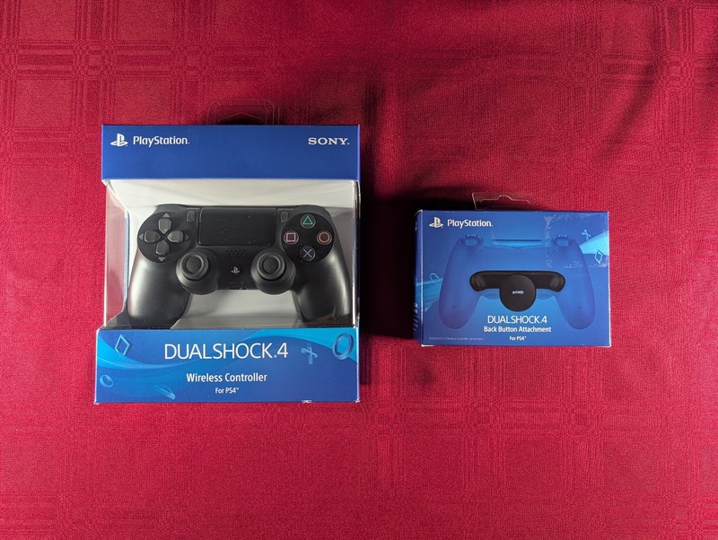 Sony Playstation DualShock 4 Wireless Controller + Back Button Attachment NEW