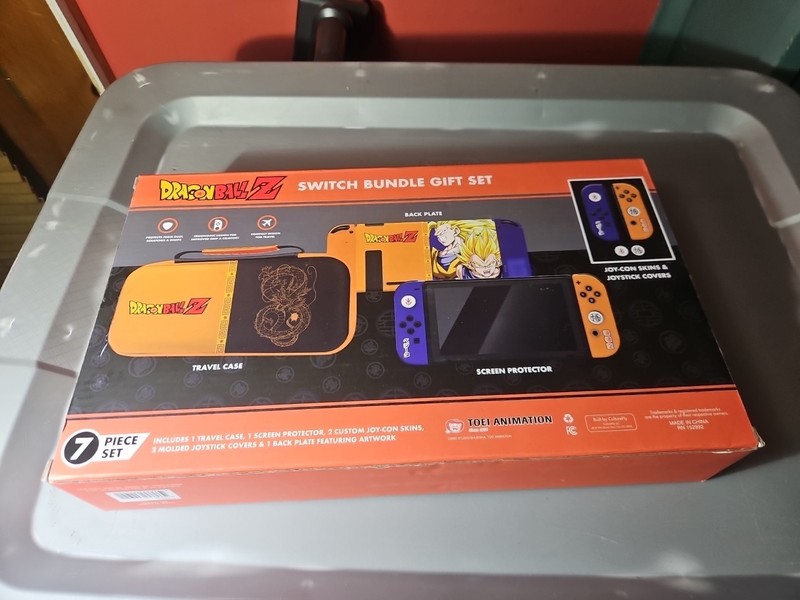 New Factory Sealed Nintendo Switch Dragon Ball Z 7 Piece Accessory’s Set