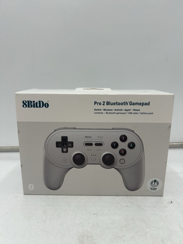 8BitDo Pro 2 Bluetooth Controller Hall Effect Edition Grey Wireless