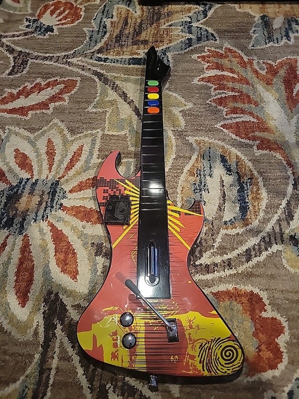 Guitar Hero Psyclone Essentials Metal Sunrise PSE1999 wireless controller Ps2