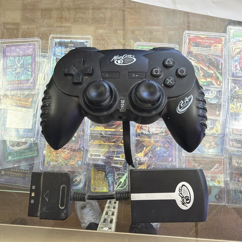 Mad Catz 8386 Clear 2.4 GHz Wireless MicroCon Controller W/ Dongle PS2