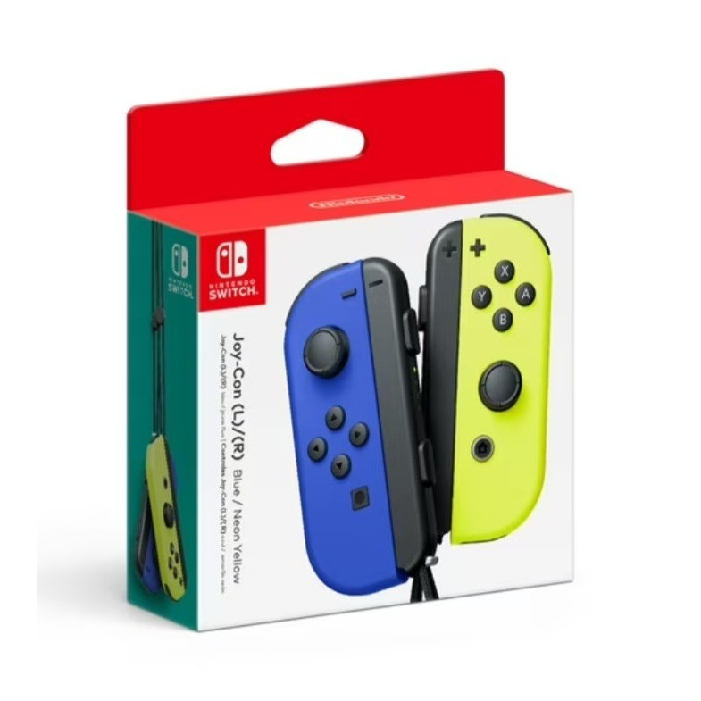 Nintendo Joy-Con Blue & Neon Yellow Wireless Controllers (Japan Imported)