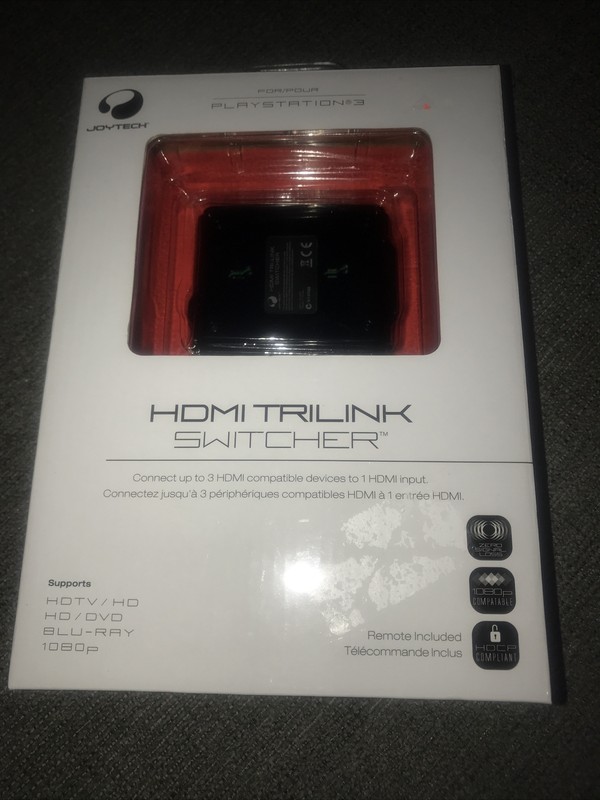 New Joytech HDMI Trilink Switcher Playstation 3 HD Blu-Ray 1080P