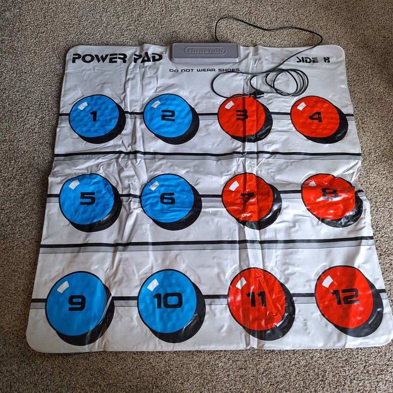 Vintage NES Nintendo Power Pad Floor Foot Mat Only (No Game)