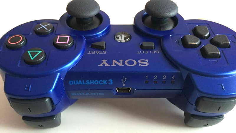 Genuine OEM SONY PlayStation 3 PS3 Sixaxis Dualshock 3 Wireless Controller Blue gallery