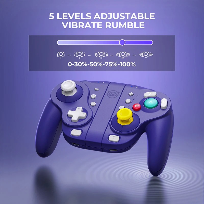 NYXI Wizard Wireless Joy Con Hall Effect Gamepad GameCube Controller For Switch gallery