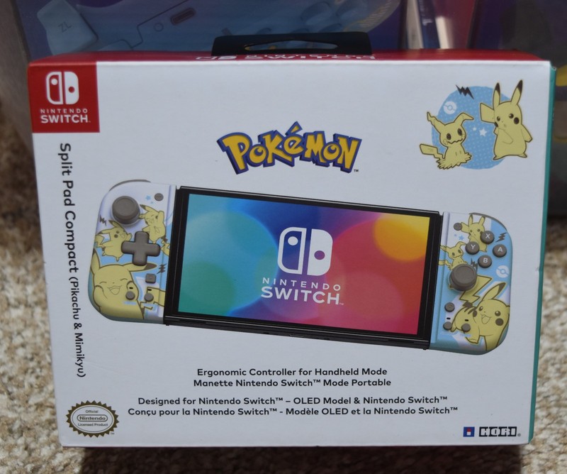 HORI Nintendo Switch Split Pad Compact (Pikachu & Mimikyu) Ergonomic Controller
