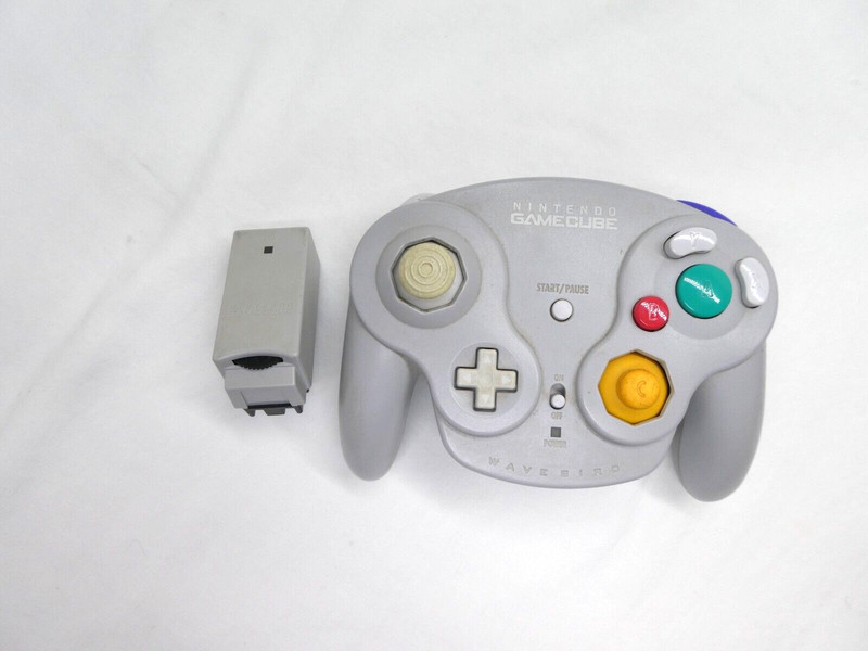 OEM Nintendo WaveBird Wireless Controller w/ Receiver Tested Working
