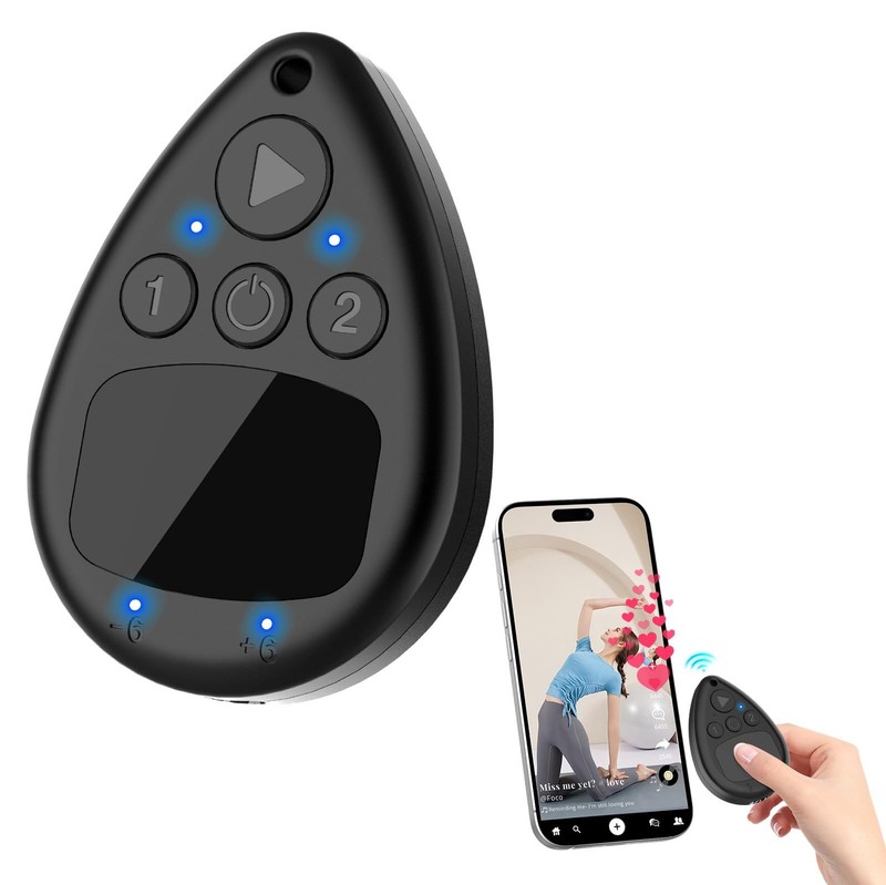 Wireless Auto Clicker for iPhone, Bluetooth Phone Screen Tapper with Battery …