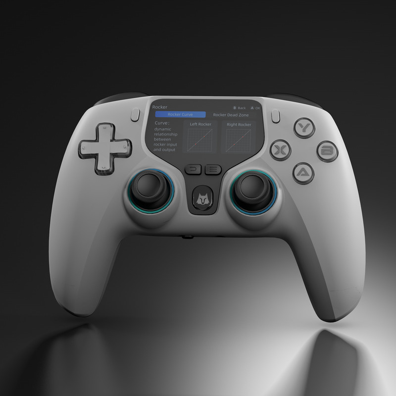 Wireless Controller Hall Joystick Vibration Gyro Back Buttons Programmable Turbo
