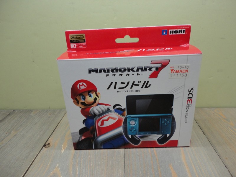 Hori Mario Cart 7 Handle Nintendo 3DS Black Japan Import Accessories 1647-10