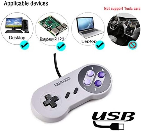 2X Classic SNES USB Controllers for Retro Gaming gallery