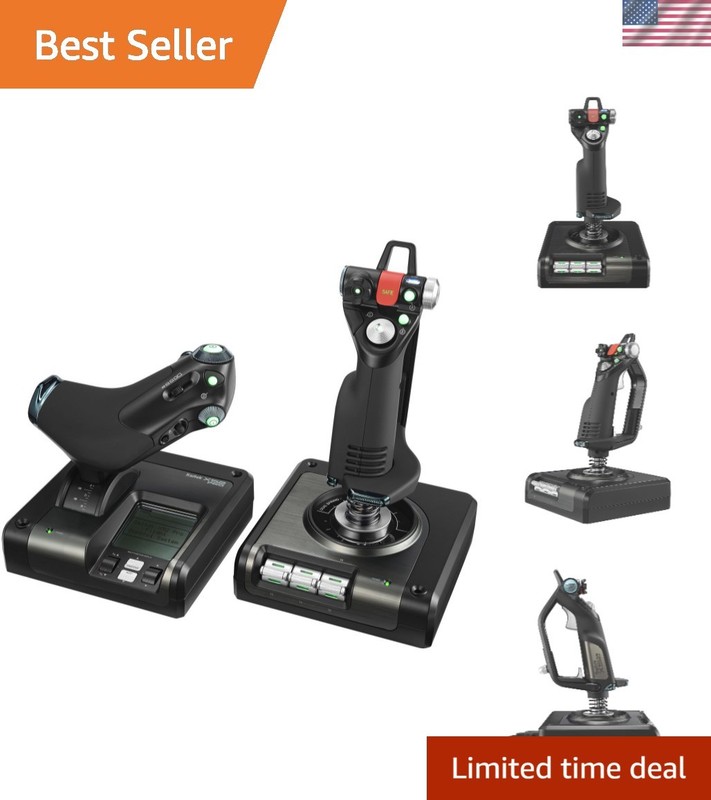 Saitek X52 Pro Flight Control System, Controller and Joystick Simulator, LCD …