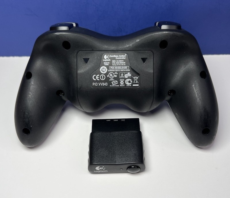 Logitech G-X2D11 PlayStation 2 PS2 Wireless Action Controller w/ Dongle - TESTED gallery