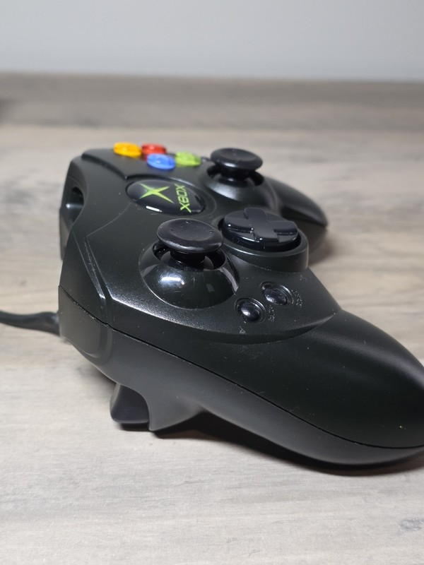 Xbox Controller S Type Black & Green Breakaway Cable OG Original Xbox Bundle gallery