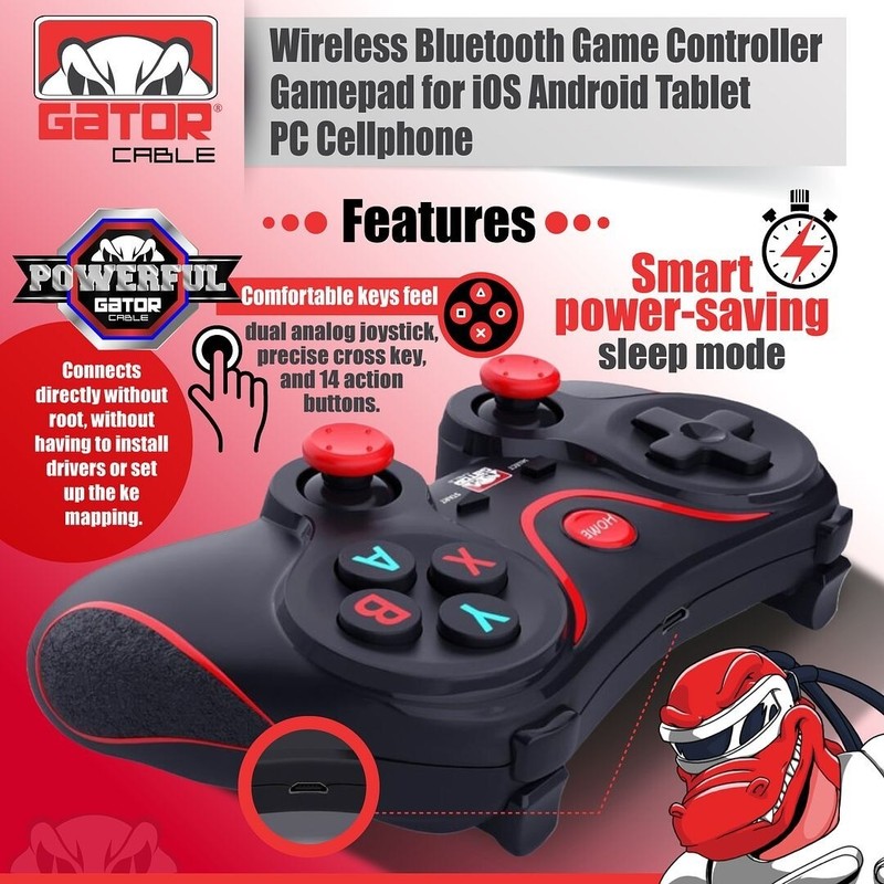 Wireless Bluetooth Game Controller Gamepad For Android iPhone Tablet PC Phone gallery