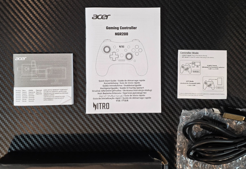 Acer Nitro Gaming Wired Controller NG200, Works with Windows and Android Devices gallery