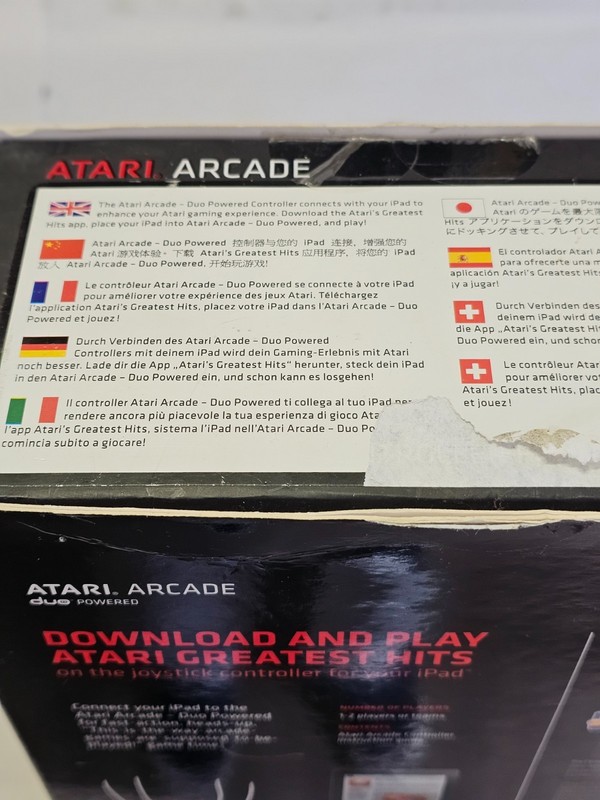 Atari Arcade Duo Powered Joystick Controller for iPad in Box Vintage Gaming gallery