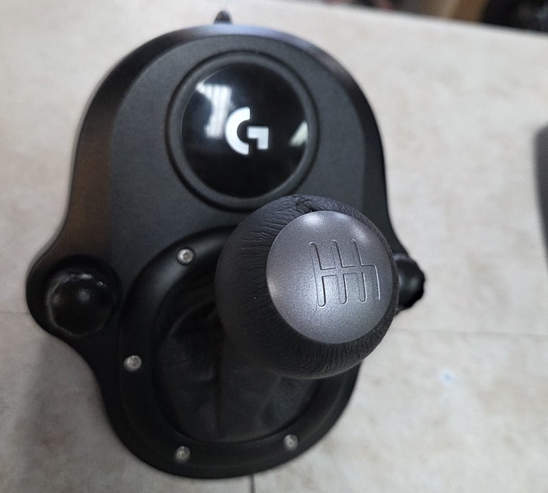 Logitech G29 Driving Force Racing Wheel FOR PARTS + Pedals & Shifter PS5 PS4 PC gallery