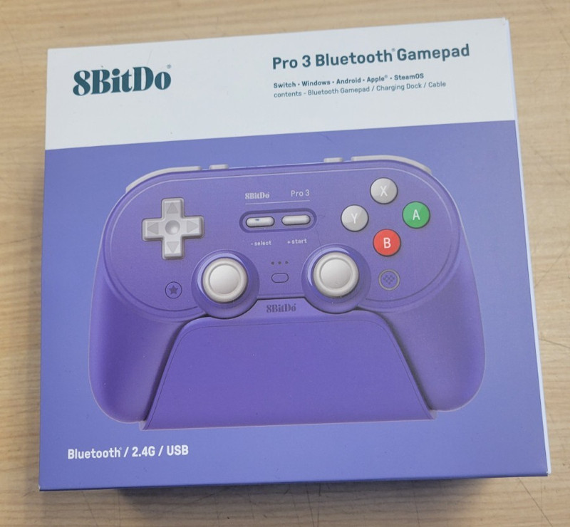 8BitDo Pro 3 2.4G Bluetooth USB Gamepad ( Switch Windows Android Apple SteamOS )