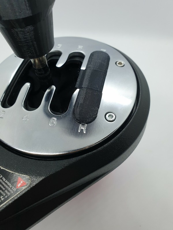 7&R Gear Blockers Mod/Add-On For Thrustmaster TH8A For Truck Simming, Black