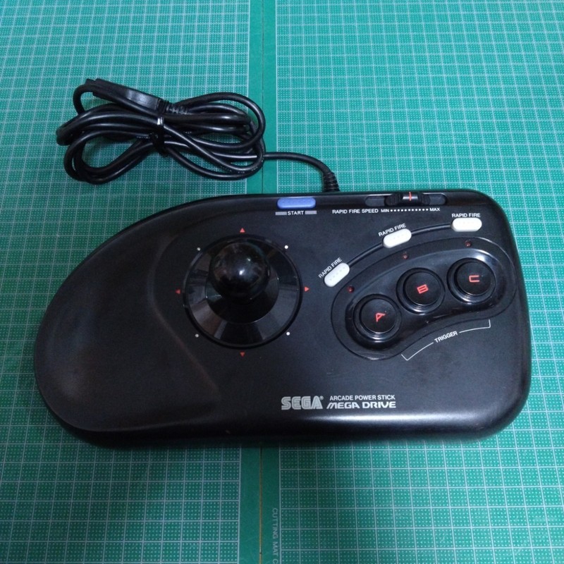 SEGA MEGA DRIVE Arcade Power Stick HAA-2650 Tested